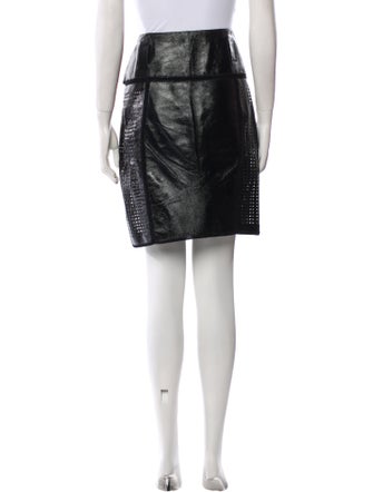Proenza Schouler Lambskin Knee-Length Skirt