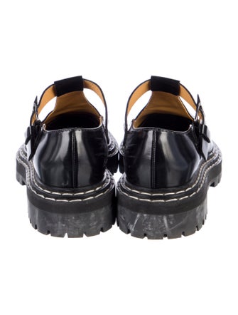 Proenza Schouler Patent Leather Mary Jane Flats