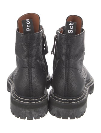 Proenza Schouler Leather Combat Boots