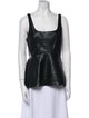 Proenza Schouler Square Neckline Sleeveless Top