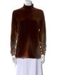 Proenza Schouler Turtleneck Long Sleeve Blouse
