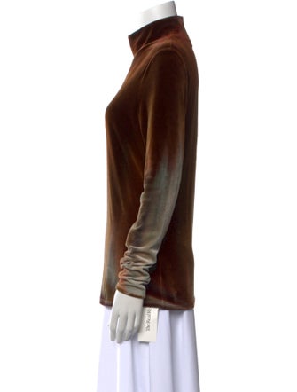 Proenza Schouler Turtleneck Long Sleeve Blouse