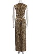 Proenza Schouler Animal Print Long Dress