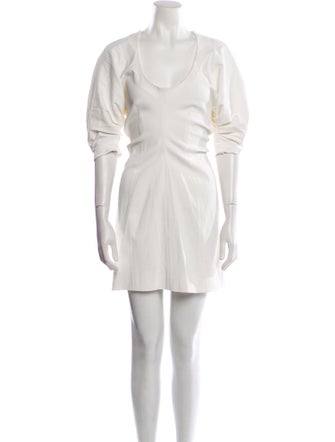 Proenza Schouler Scoop Neck Mini Dress