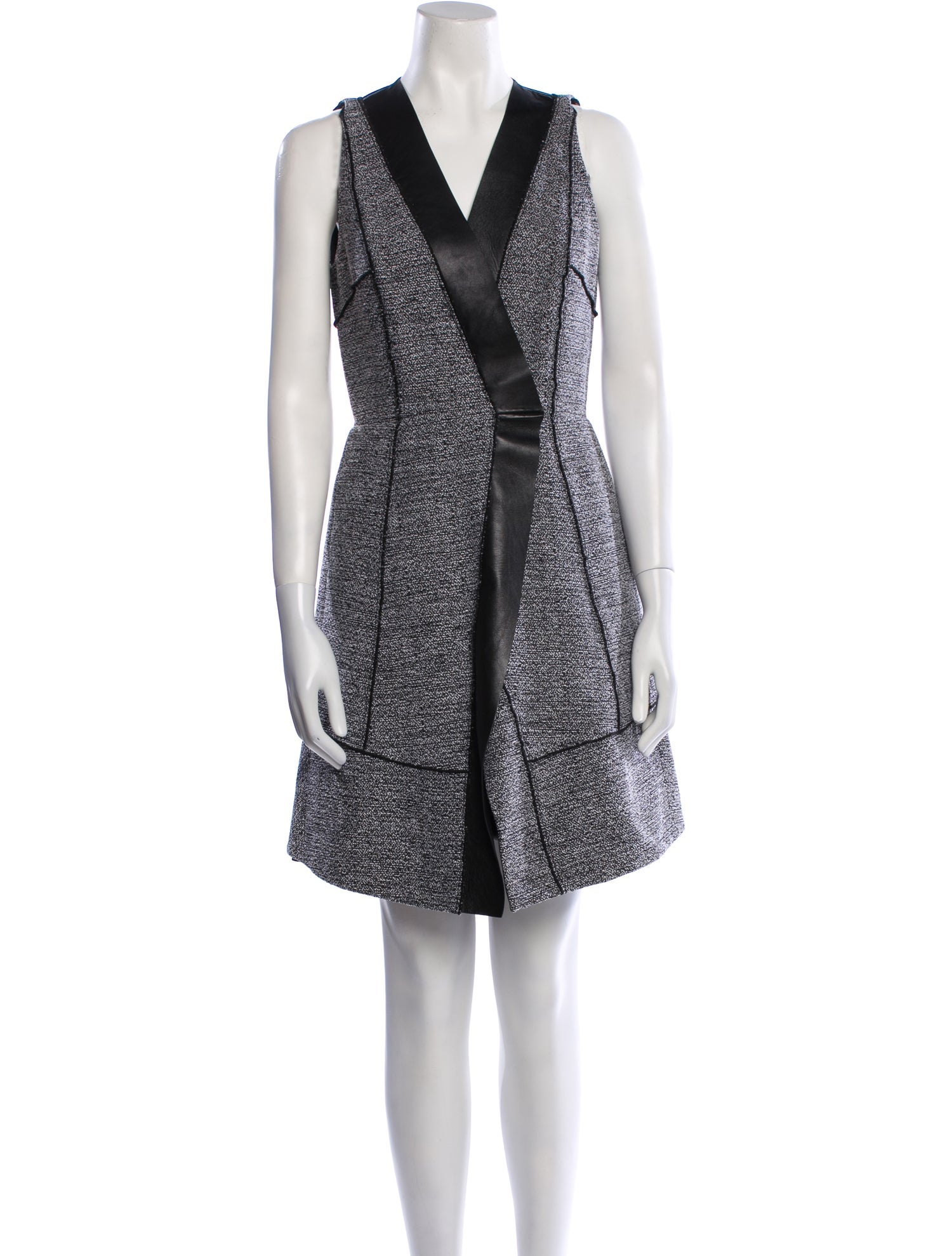 Proenza Schouler V-Neck Mini Dress