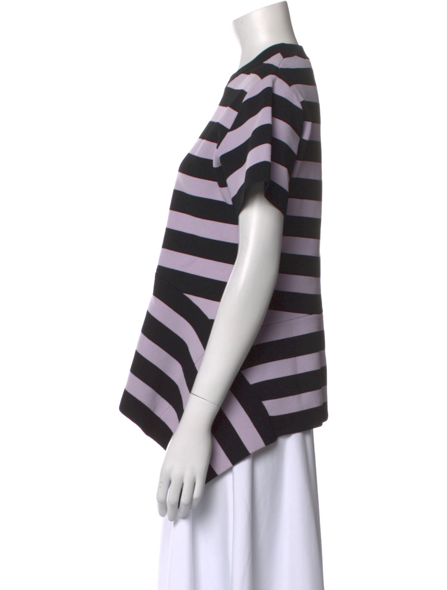 Proenza Schouler Striped Crew Neck T-Shirt