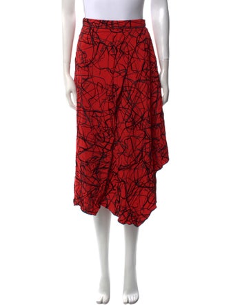 Proenza Schouler Printed Midi Length Skirt