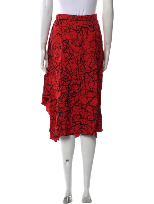 Proenza Schouler Printed Midi Length Skirt