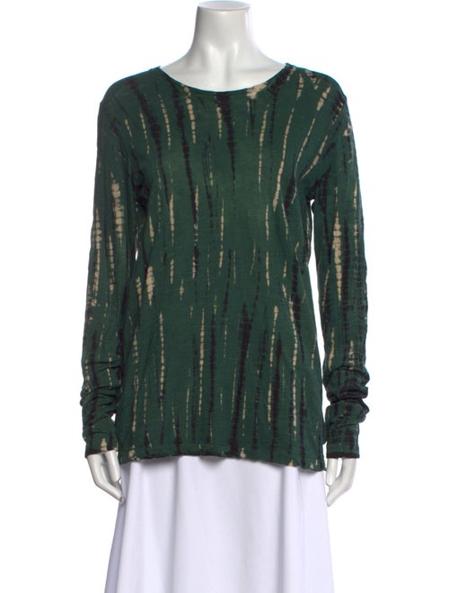 Proenza Schouler Striped Scoop Neck Blouse