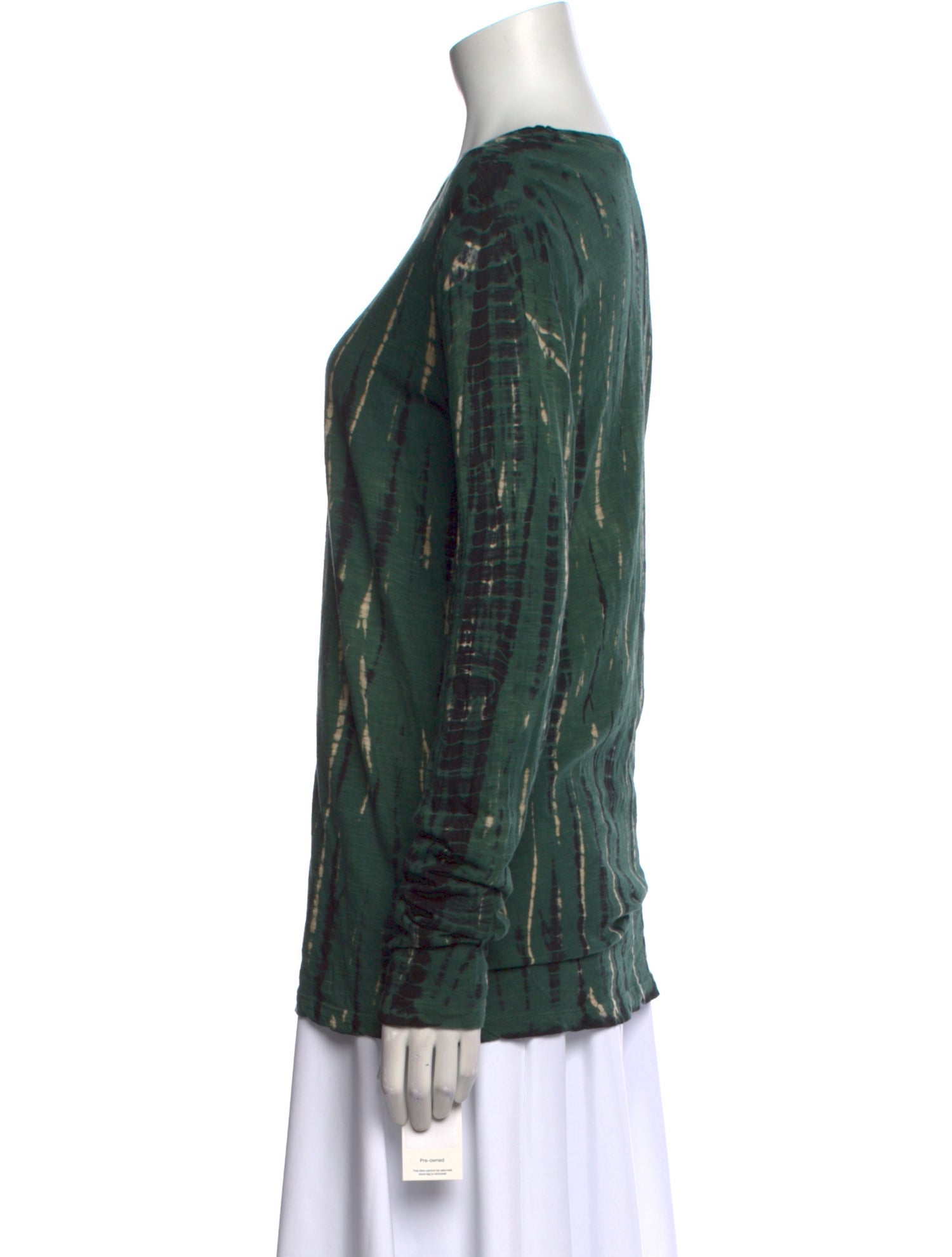 Proenza Schouler Striped Scoop Neck Blouse