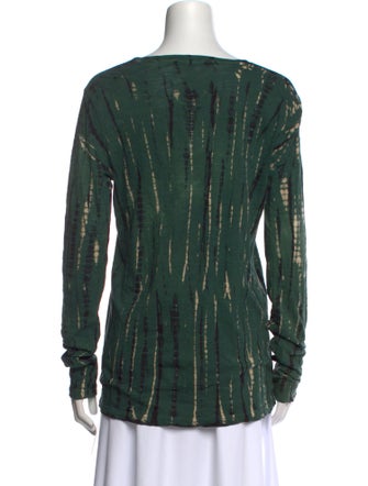 Proenza Schouler Striped Scoop Neck Blouse