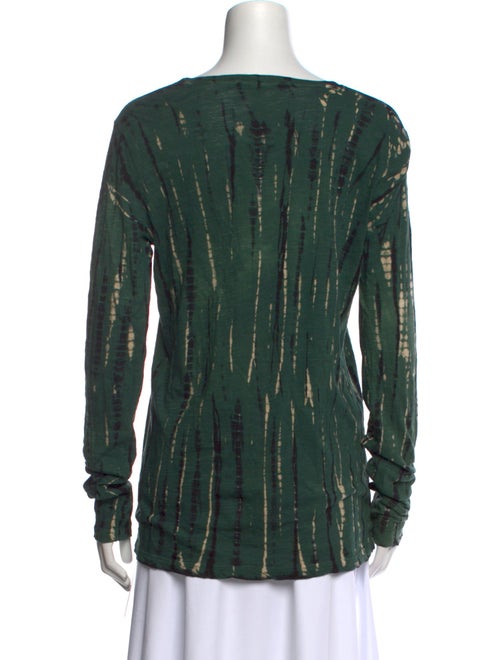 Proenza Schouler Striped Scoop Neck Blouse