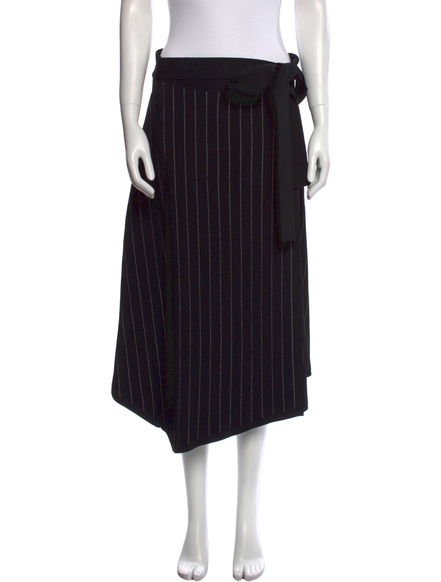 Proenza Schouler Striped Midi Length Skirt
