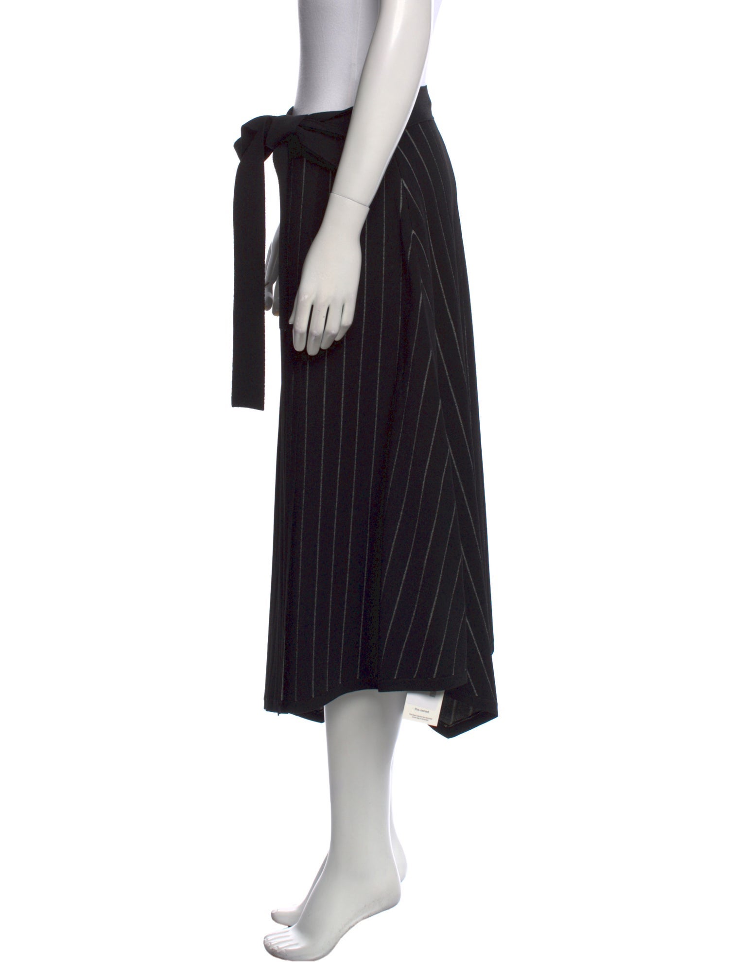 Proenza Schouler Striped Midi Length Skirt