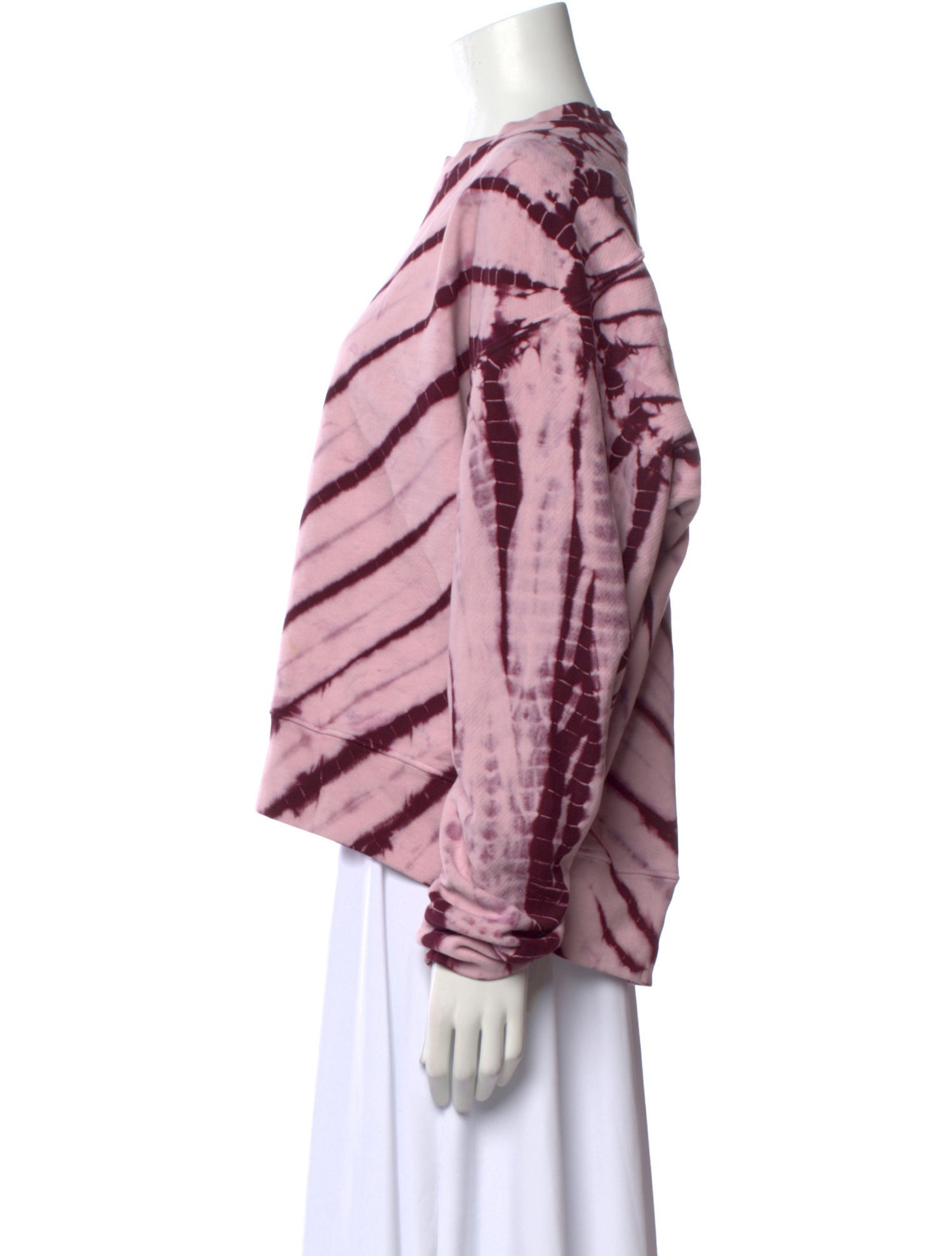 Proenza Schouler Tie-Dye Print Crew Neck Sweatshirt