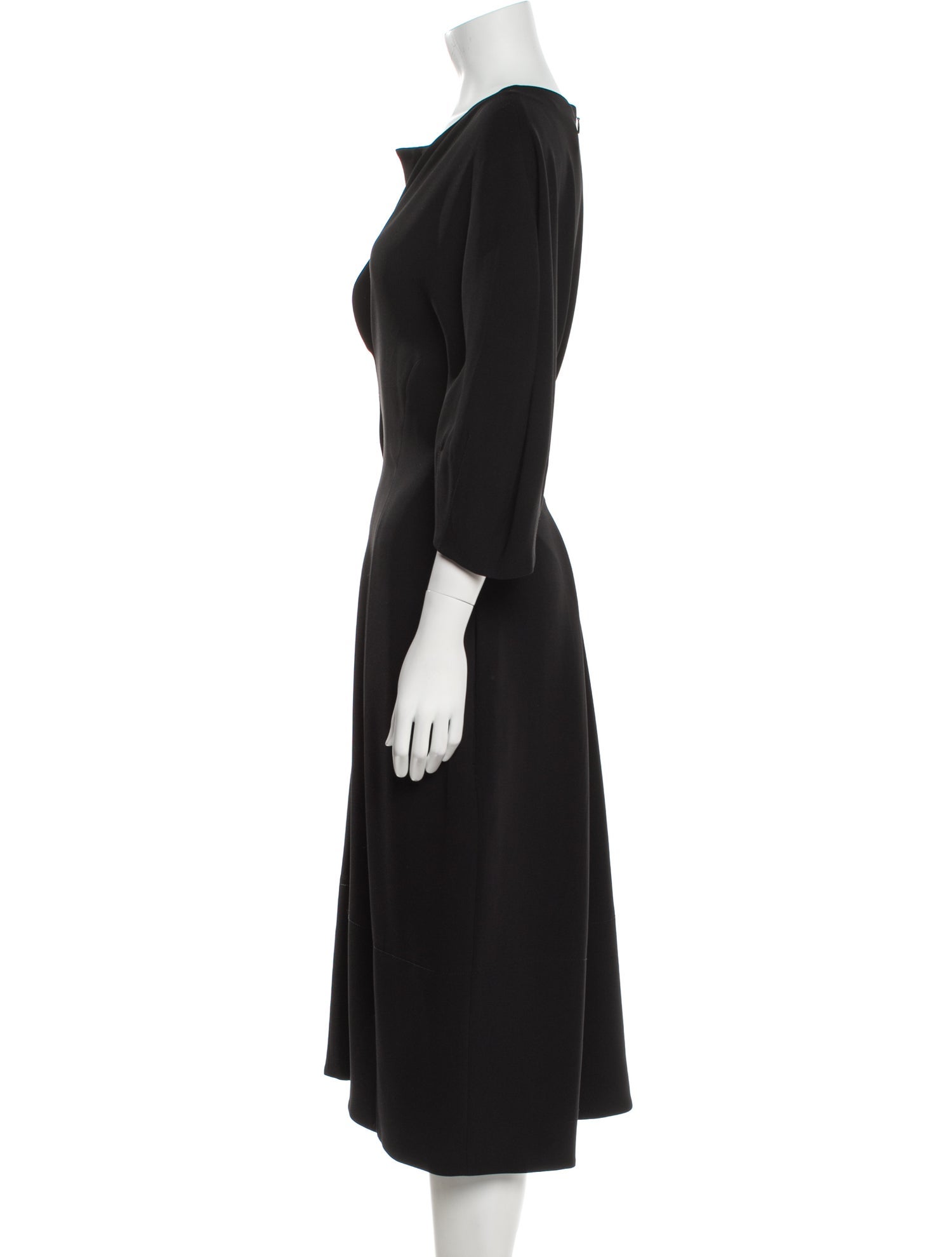 Proenza Schouler V-Neck Midi Length Dress