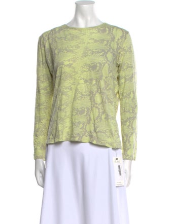 Proenza Schouler Bateau Neckline Long Sleeve Top