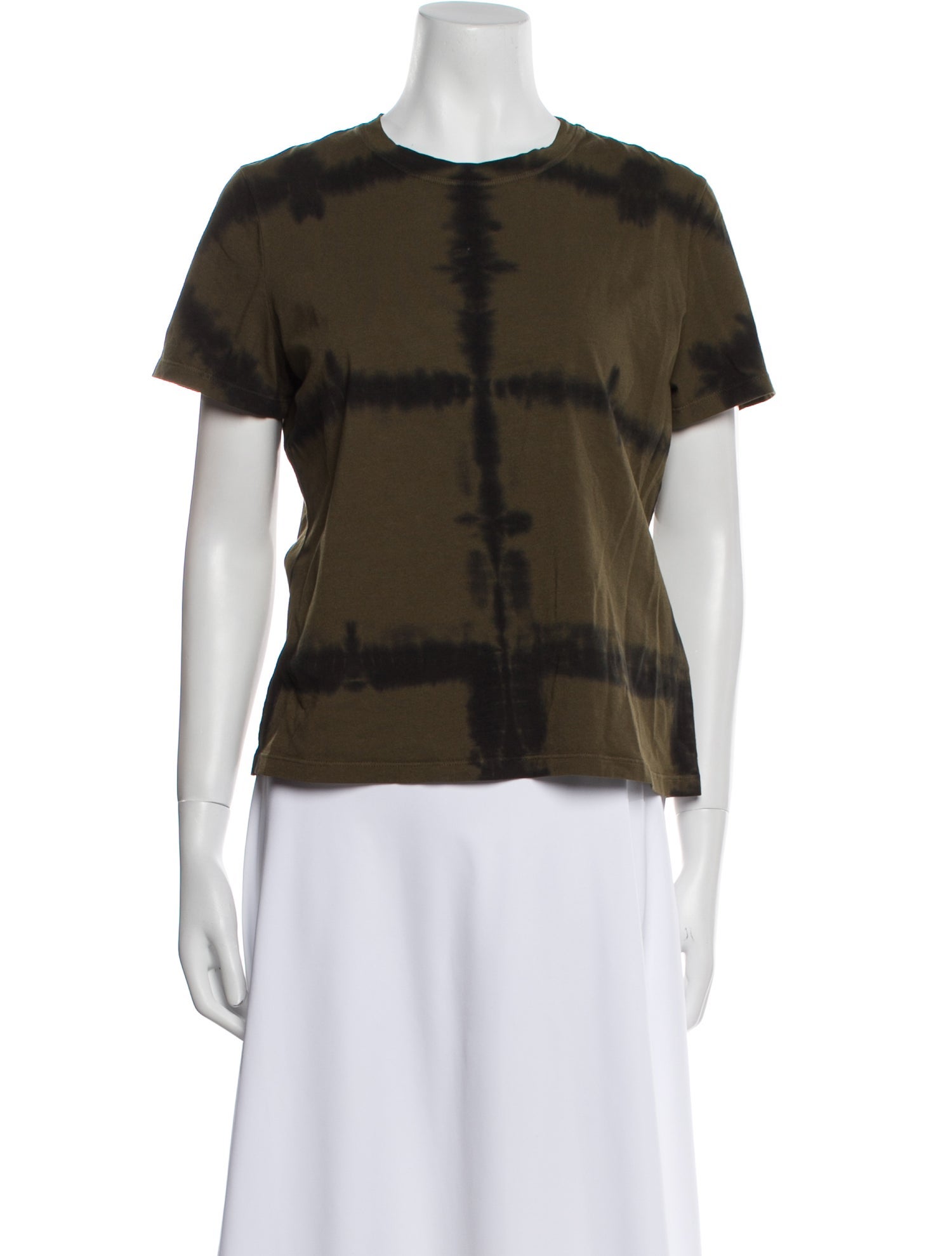 Proenza Schouler Tie-Dye Print Crew Neck T-Shirt