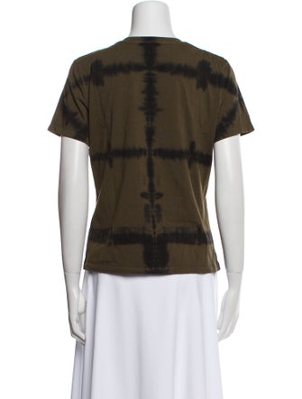 Proenza Schouler Tie-Dye Print Crew Neck T-Shirt