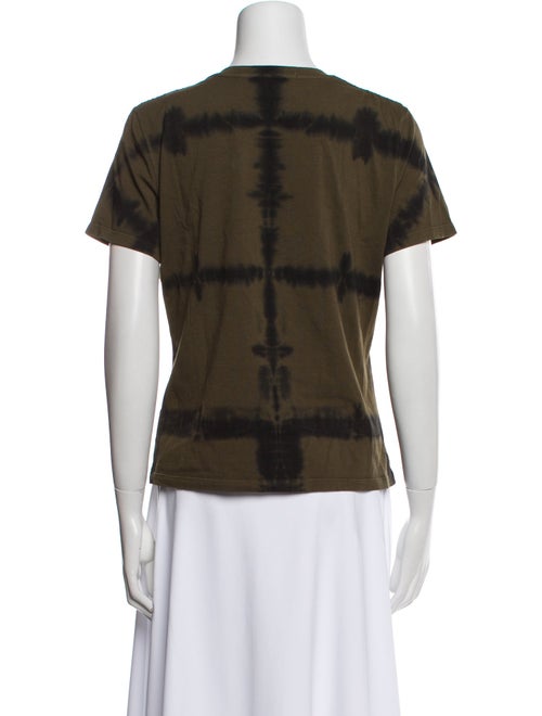 Proenza Schouler Tie-Dye Print Crew Neck T-Shirt
