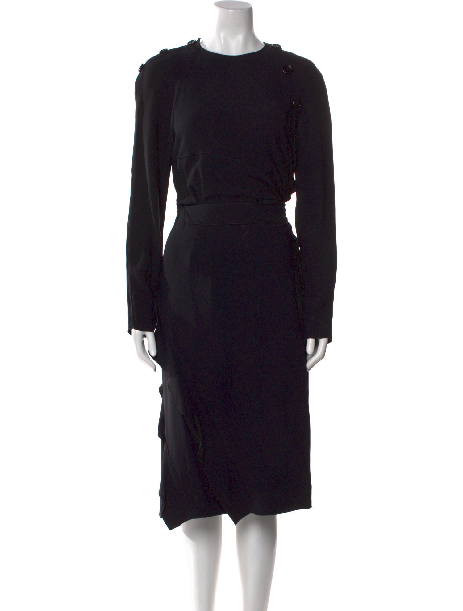 Proenza Schouler Crew Neck Midi Length Dress