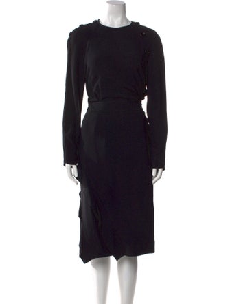Proenza Schouler Crew Neck Midi Length Dress