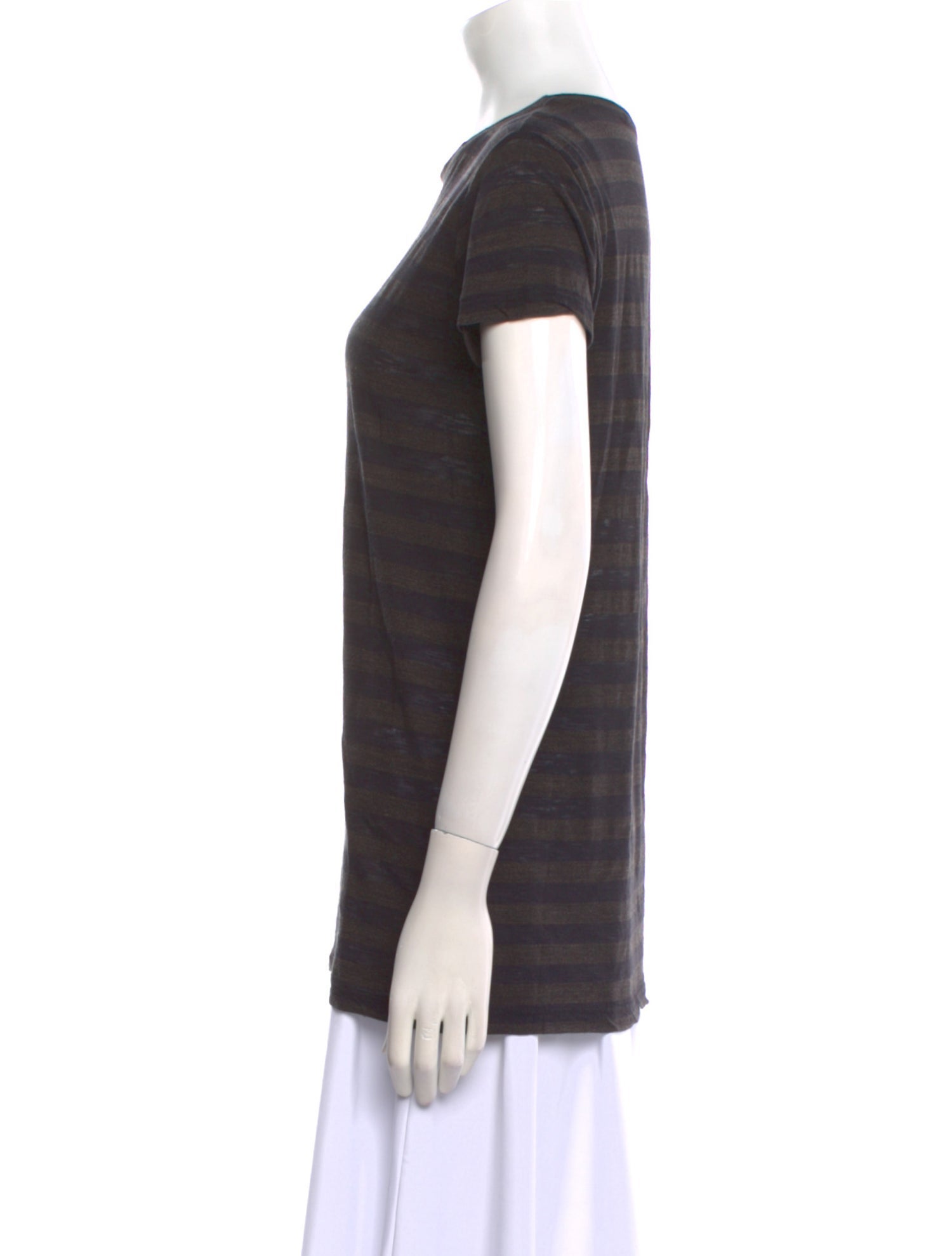 Proenza Schouler Striped Crew Neck T-Shirt