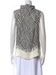 Proenza Schouler Printed Mock Neck Blouse