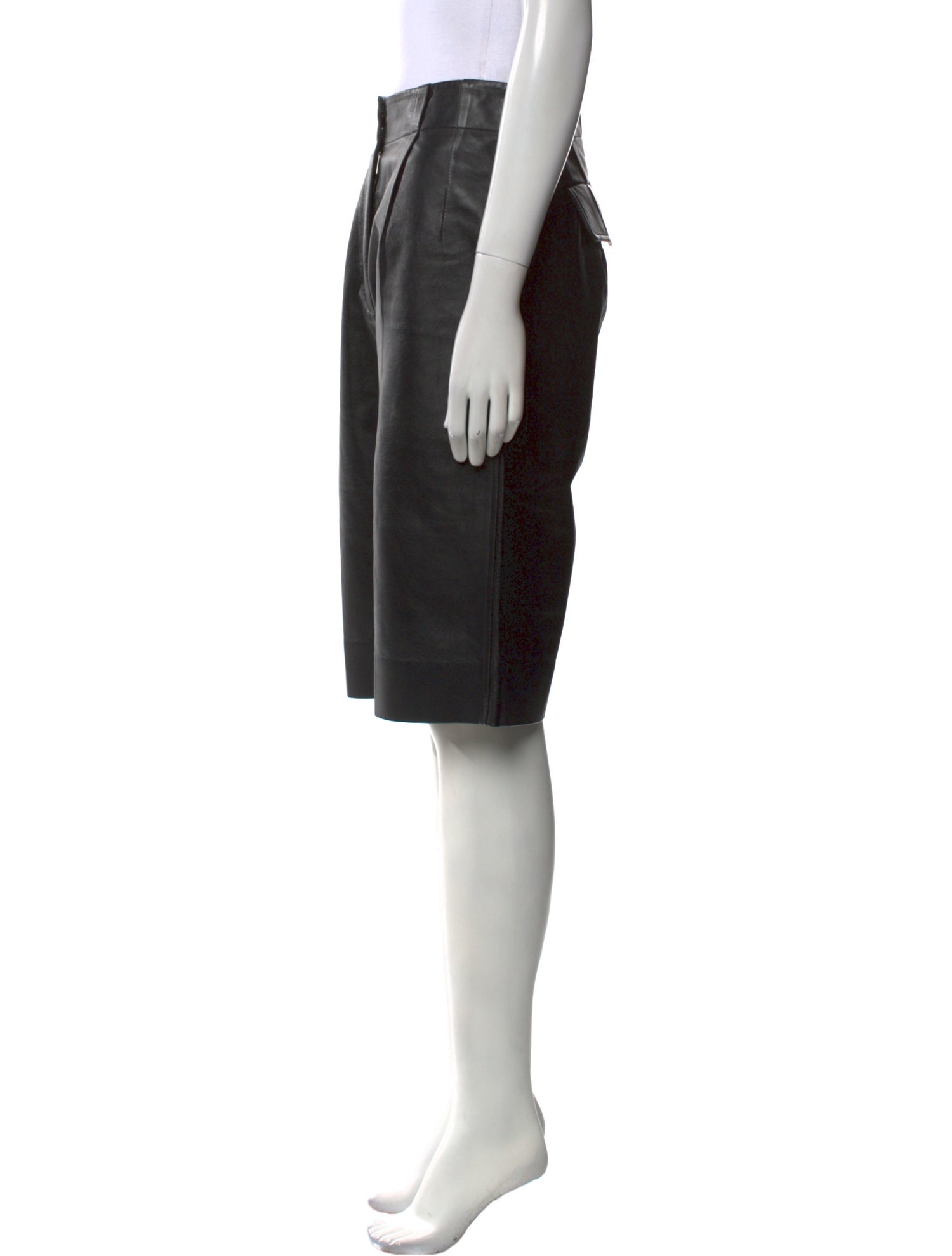 Proenza Schouler Leather Knee-Length Shorts