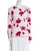 Proenza Schouler Floral Print Crew Neck Sweatshirt