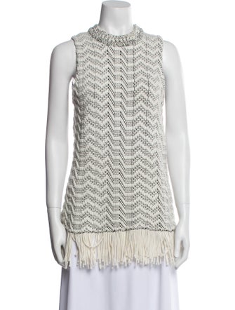 Proenza Schouler Striped Crew Neck Sweater