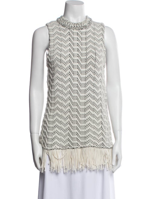 Proenza Schouler Striped Crew Neck Sweater