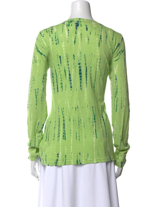 Proenza Schouler Tie-Dye Print Scoop Neck T-Shirt