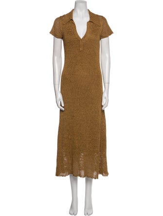 Proenza Schouler Printed Long Dress