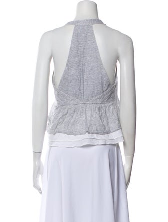 Proenza Schouler Halterneck Sleeveless Crop Top