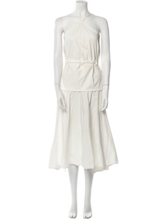 Proenza Schouler Halterneck Midi Length Dress