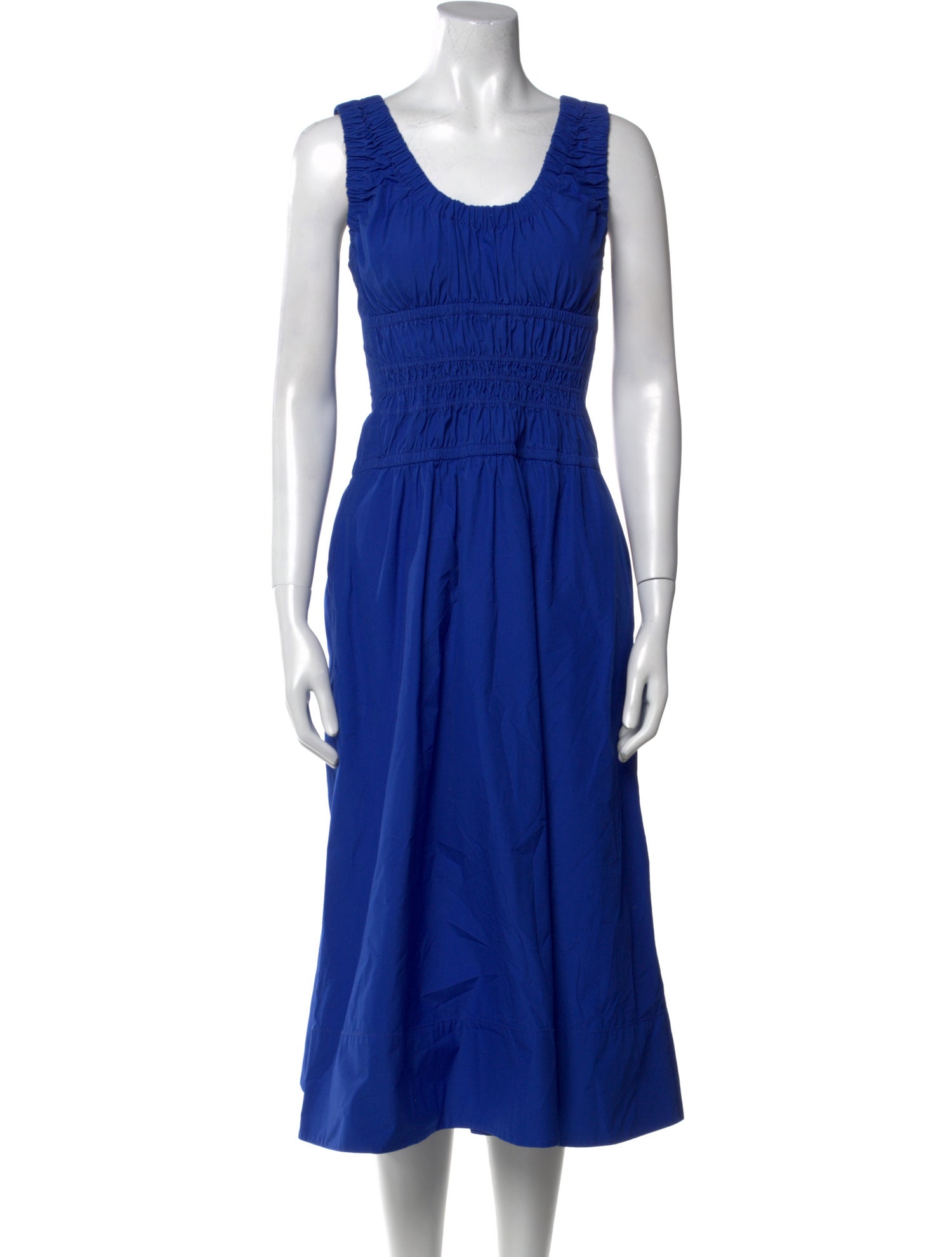 Proenza Schouler Scoop Neck Midi Length Dress