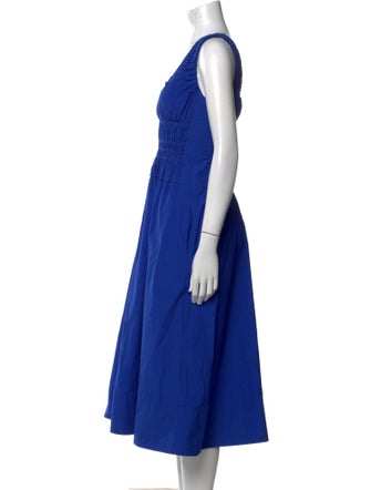 Proenza Schouler Scoop Neck Midi Length Dress