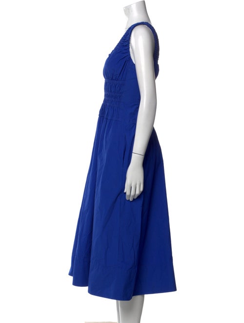 Proenza Schouler Scoop Neck Midi Length Dress