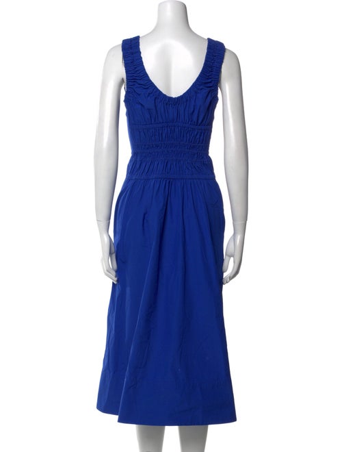 Proenza Schouler Scoop Neck Midi Length Dress