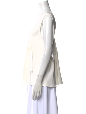 Proenza Schouler V-Neck Sleeveless Blouse