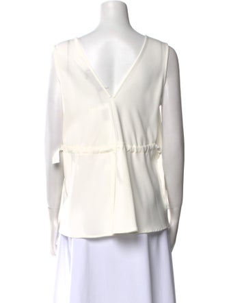 Proenza Schouler V-Neck Sleeveless Blouse