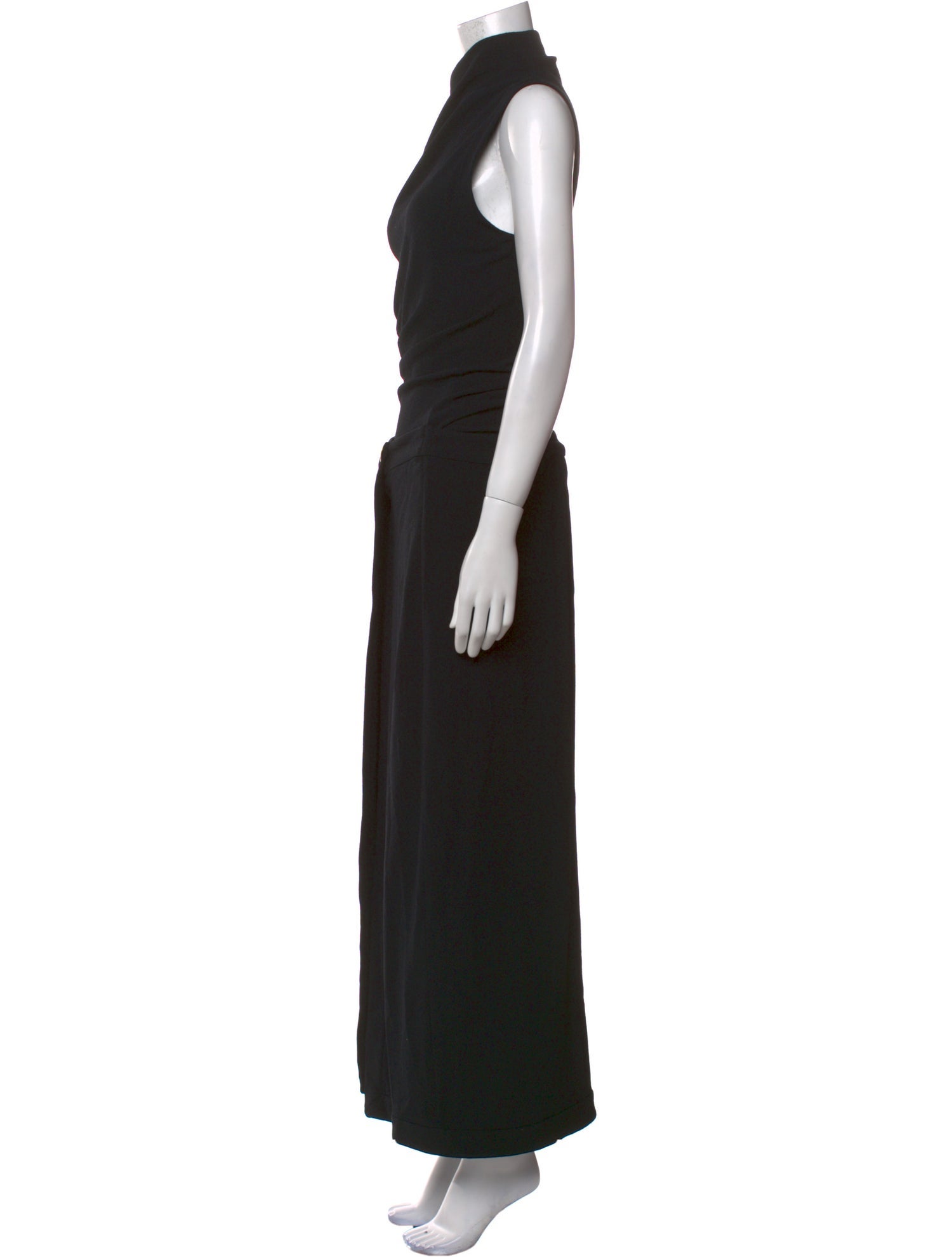 Proenza Schouler Mock Neck Long Dress