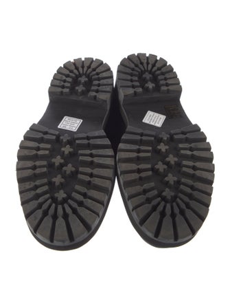 Proenza Schouler Leather Fur Trim Mules