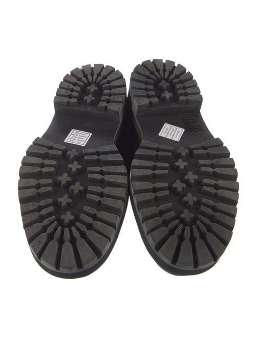 Proenza Schouler Leather Fur Trim Mules