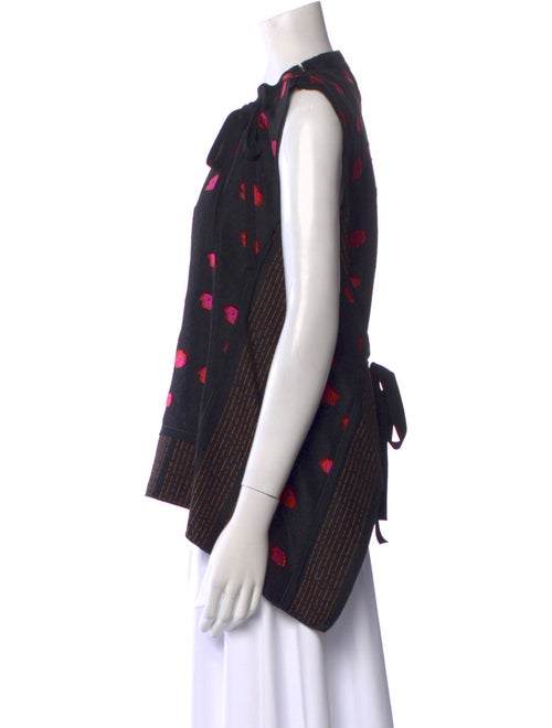 Proenza Schouler Printed Crew Neck Top