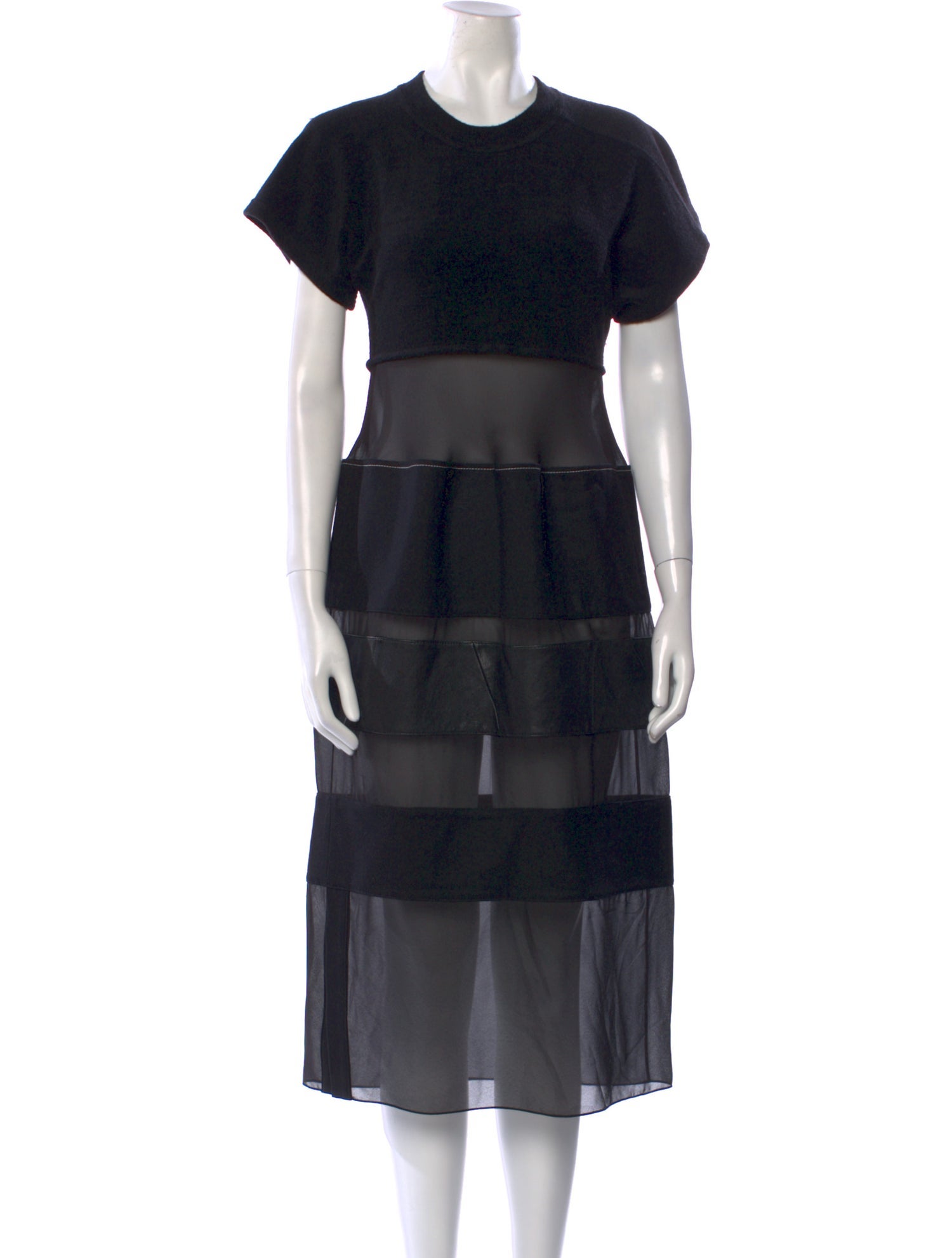 Proenza Schouler Crew Neck Midi Length Dress
