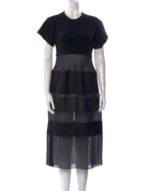 Proenza Schouler Crew Neck Midi Length Dress
