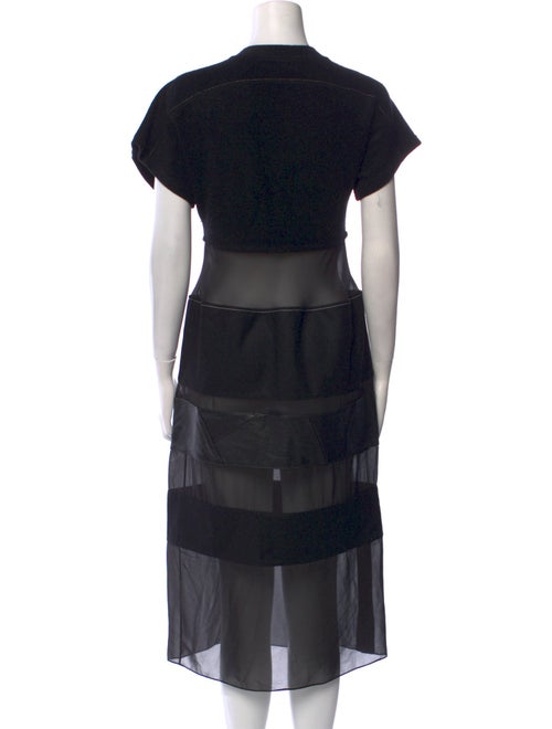 Proenza Schouler Crew Neck Midi Length Dress