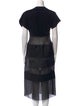 Proenza Schouler Crew Neck Midi Length Dress